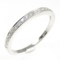 K18WG ダイヤモンド リング 0.11CT