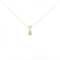 K10YG ダイヤモンド ネックレス 0.01CT