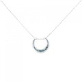 K18WG ダイヤモンド ネックレス 0.15CT