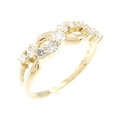 K18YG ダイヤモンド リング 0.32CT
