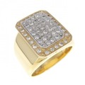 K18YG/K18WG ダイヤモンド リング 0.60CT