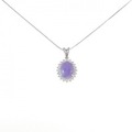 PT ラベンダーヒスイ ネックレス 3.26CT