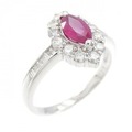 PT ルビー リング 0.61CT