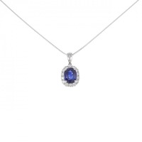 【リメイク】PT サファイヤ ネックレス 2.82CT マダガスカル産