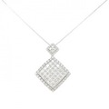 K18WG ダイヤモンド ネックレス 3.00CT