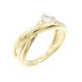 K18YG ダイヤモンド リング 0.16CT