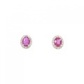 K18YG ルビー ピアス 0.55CT