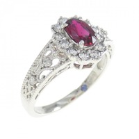 PT ルビー リング 0.60CT