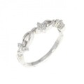 K18WG ダイヤモンド リング 0.12CT