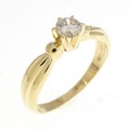 K18YG ダイヤモンド リング 0.23CT