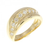 K18YG ダイヤモンド リング 0.26CT