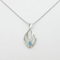 K18WG パライバトルマリンネックレス20％引き