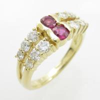 K18YG ルビーリング