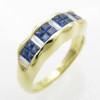 K18YG サファイヤリング30％引き