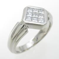 750WG ダイヤモンドリング