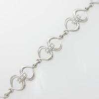 K14WG ダイヤモンドブレスレット