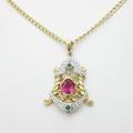 K18YG／PT トルマリンネックレス20％引き