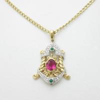 K18YG／PT トルマリンネックレス20％引き
