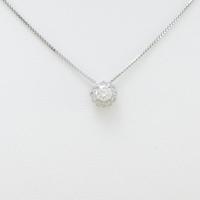 【新品】プラチナダイヤモンドネックレス 0．251ct・E・SI2・GOOD
