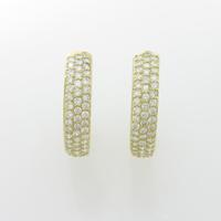【リメイク】K18YG パヴェ ダイヤモンドピアス20％引き