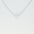 【リメイク】プラチナダイヤモンドネックレス 1．257ct・H・VS2・ハートシェイプ