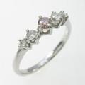 プラチナダイヤモンドリング 0．083ct・FDP・SI1