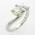 プラチナダイヤモンドリング 0．540ct・LY・VS2・GOOD