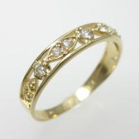 K18YG ダイヤモンドリング