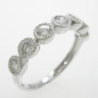 【リメイク】K18WG ダイヤモンドリング20％引き