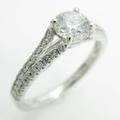 【リメイク】プラチナダイヤモンドリング 0．457ct・F・VVS1・EXCELLENT