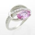 PT ピンクサファイヤリング