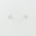 プラチナダイヤモンドピアス 1．006ct・1．074ct・H・SI1・GOOD