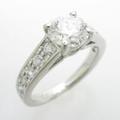 プラチナダイヤモンドリング 1．002ct・F・SI2・EXCELLENT20％引き