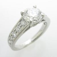 プラチナダイヤモンドリング 1．002ct・F・SI2・EXCELLENT20％引き