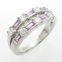 PT ピンクサファイヤリング