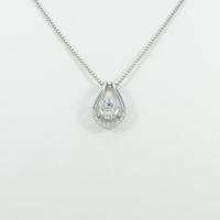 プラチナダイヤモンドネックレス 0．529ct・H・SI2・GOOD30％引き