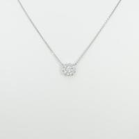 【新品】プラチナダイヤモンドネックレス 0．262ct・E・SI2・GOOD10％引き