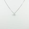 【リメイク】プラチナダイヤモンドネックレス 0．728ct・H・SI1・GOOD