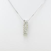 K18WG ダイヤモンドネックレス5％引き