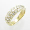 K18YG パヴェ ダイヤモンドリング