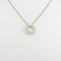 K18YG ダイヤモンドネックレス