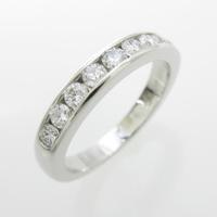 ティファニー ハーフサークル チャネルセッティング リング