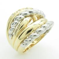 K18YG／PT ダイヤモンドリング20％引き