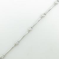 K18WG ダイヤモンドブレスレット