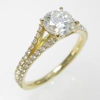 【リメイク】K18YG ダイヤモンドリング 0．730ct・I・VS1・GOOD