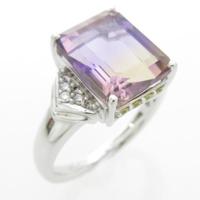 K18WG アメトリンリング20％引き