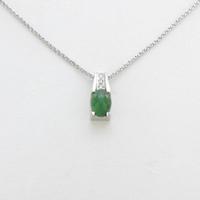 PT／K18WG ヒスイネックレス