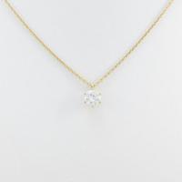 【リメイク】K18YG ダイヤモンドネックレス 0．296ct・H・SI1・GOOD30％引き