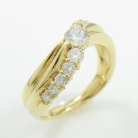 K18YG ダイヤモンドリング30％引き