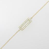 【リメイク】K18YG ダイヤモンドブレスレット